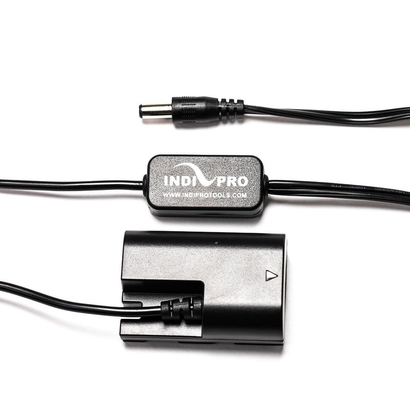 Open Box 2.5mm DC Power Cable to Regulated Canon LP-E6 Dummy Battery (24")