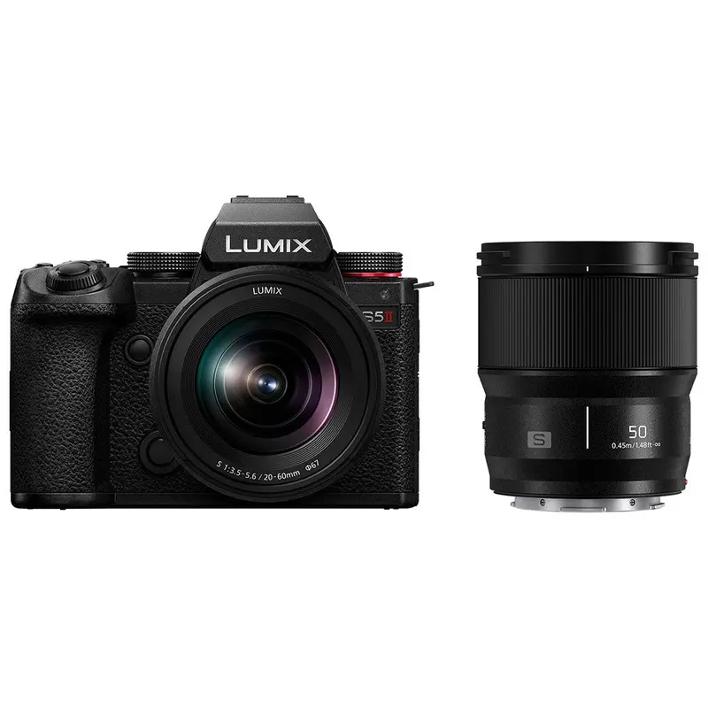 LUMIX S5II with S 20-60mm f3.5-5.6 & S 50mm f1.8