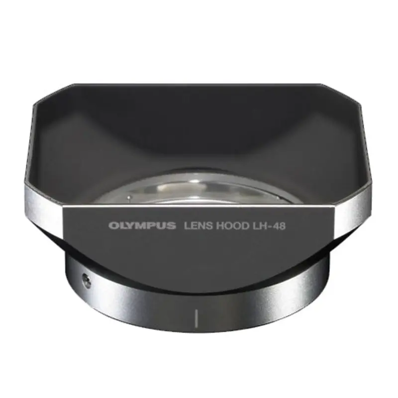 OM System LH-48 Lens Hood for m.Zuiko 12mm f2.0 Lens - Black