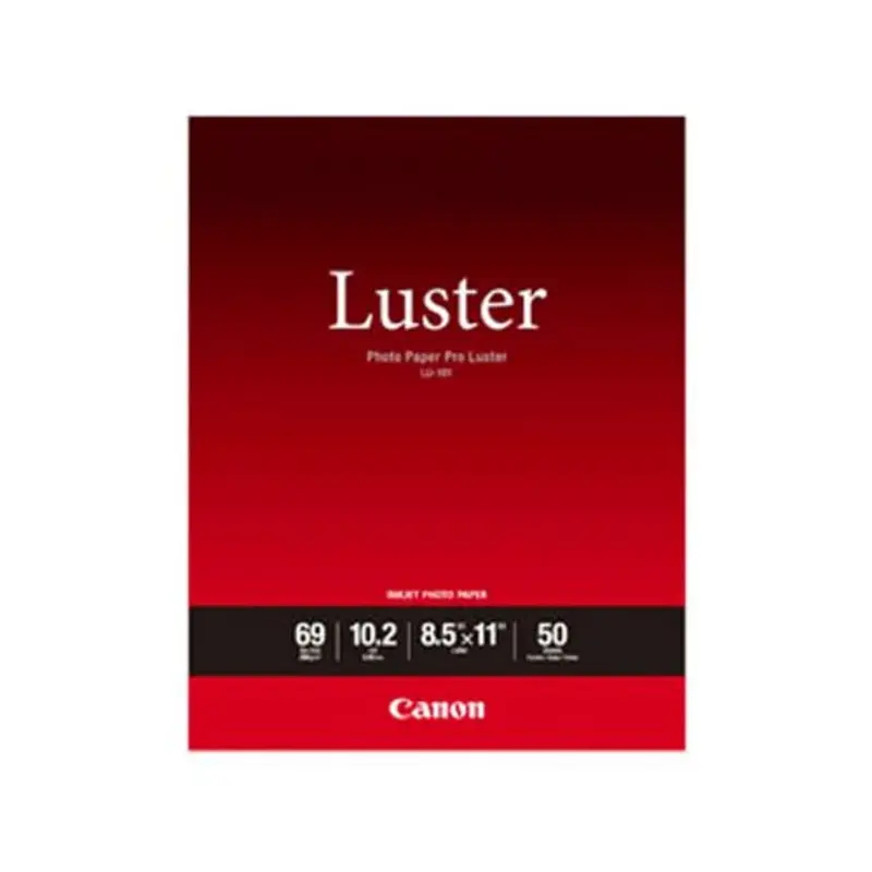 Canon Pro Luster LU-101 8.5" x 11" Photo Paper - 50 Sheets