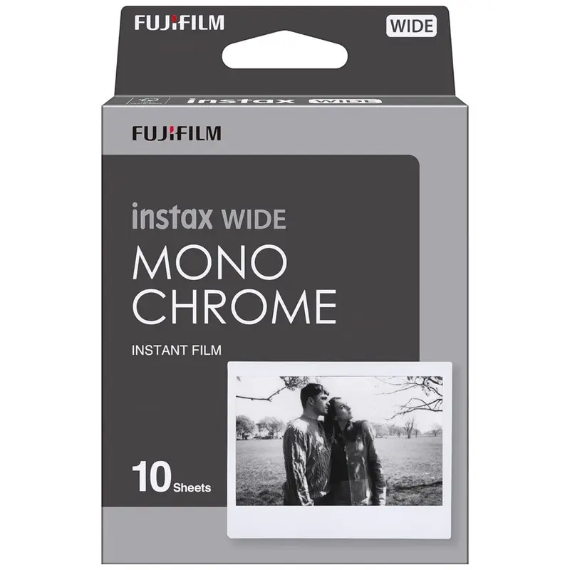 FUJIFILM Instax Wide Monochrome Film - 10 Exposures