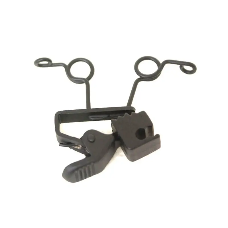 Sanken Double Mic Horizontal Clip (5) Black 5 pack