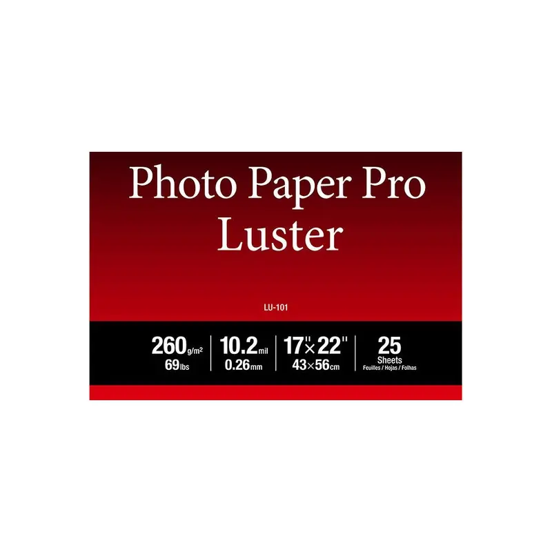 Canon 17x22" Pro Luster - 25 Sheets