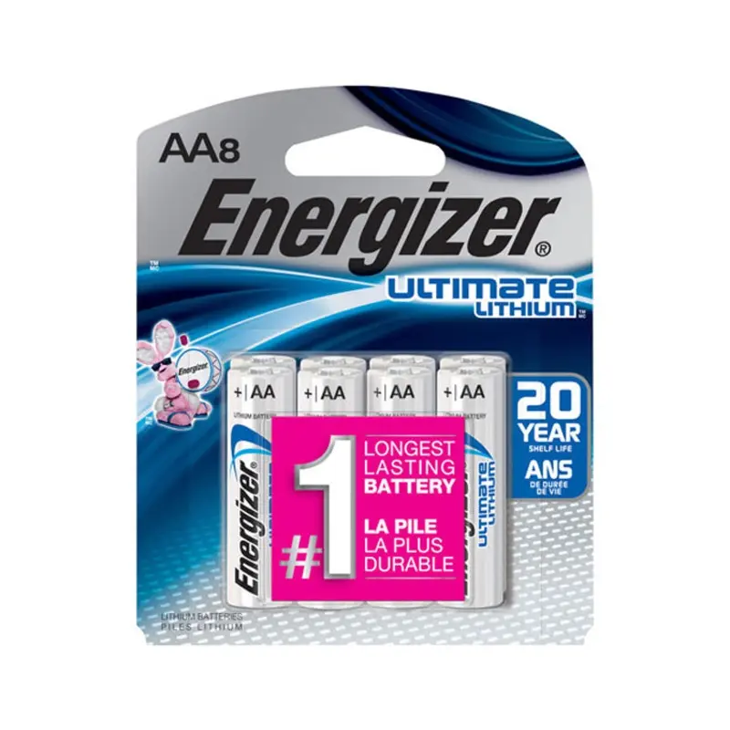Energizer Ultimate Lithium AA Batteries - 8 Pack