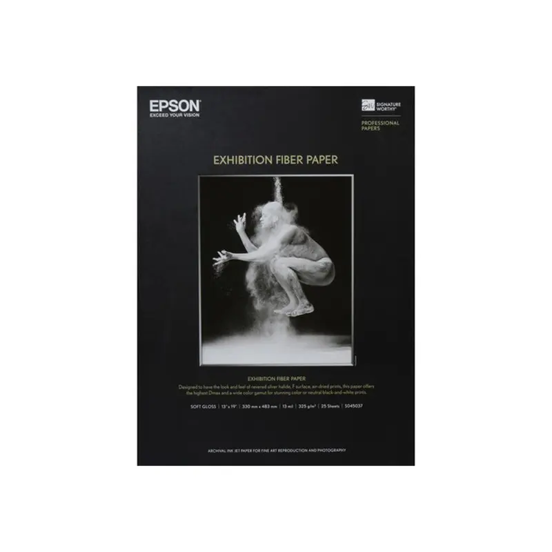 Epson 8.5x11" Exhibition Fibre - 25 sheet
