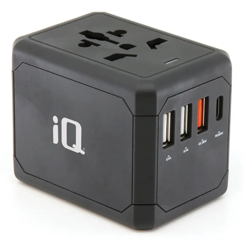 iQ Universal Travel Adapter with USB
