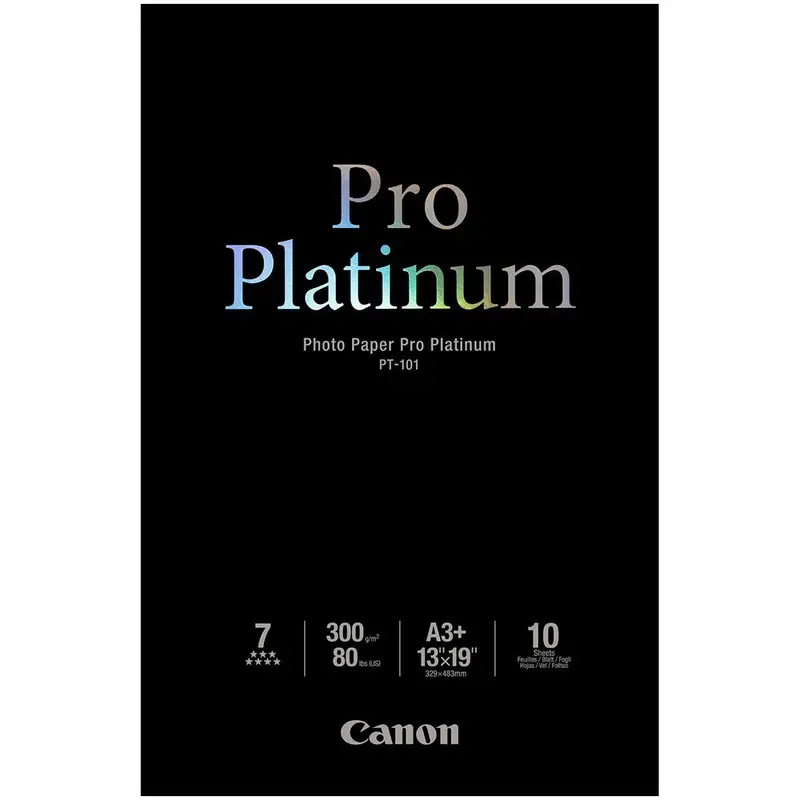 Canon 13x19" Pro Platinum Photo Paper - 10 Sheets