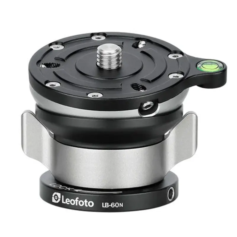 Leofoto LB-60N Leveling Base with Butterfly Handle with 60mm Plate