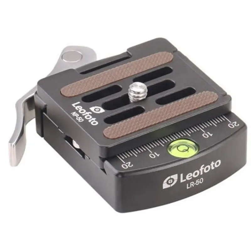 Leofoto LR-50 Lever Clamp with NP-50 QR Plate
