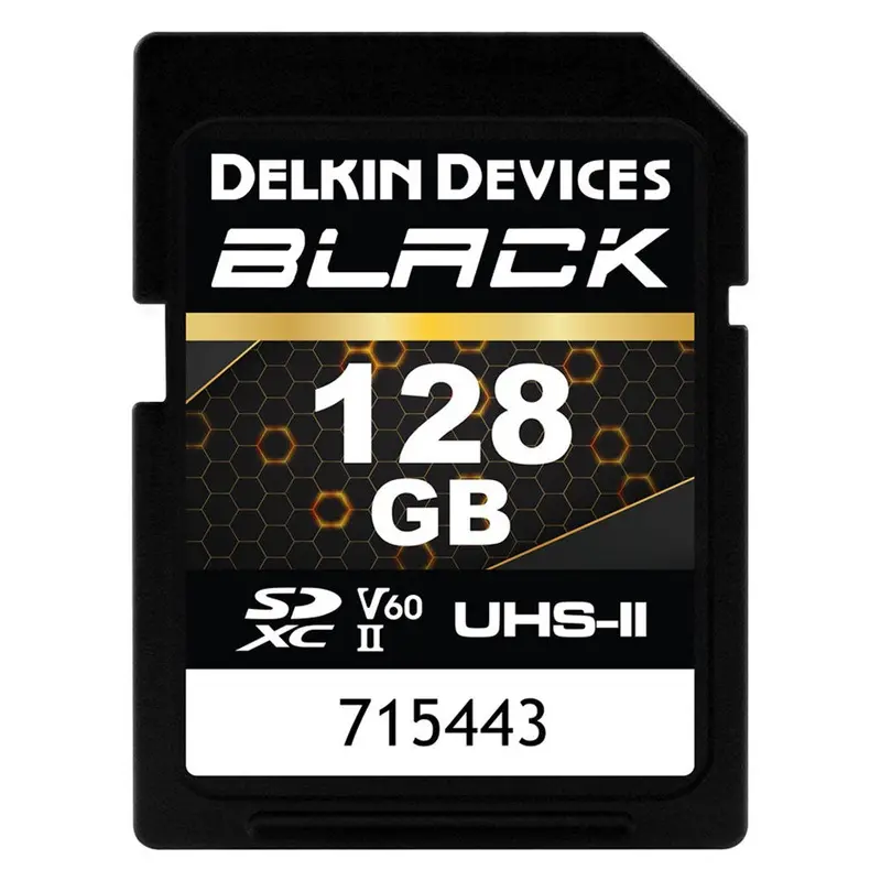 Delkin Black SDXC UHS-II V60 - 128GB