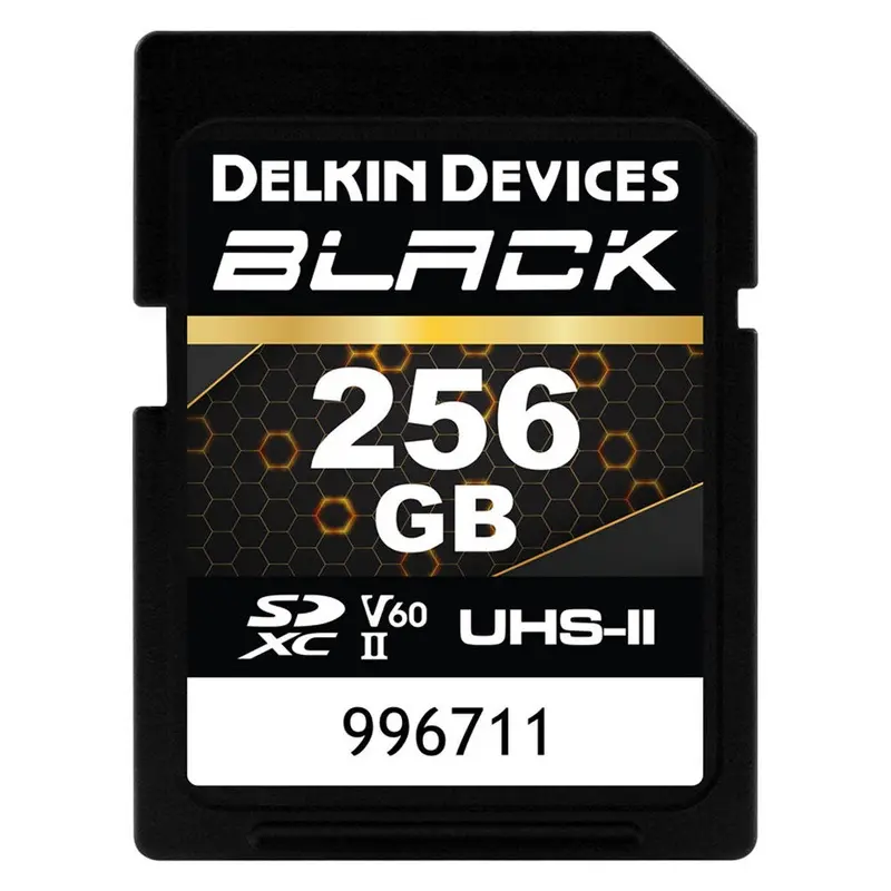 Delkin Black SDXC UHS-II V60 - 256GB