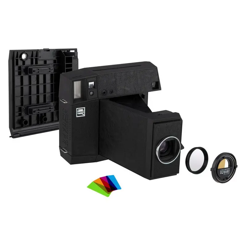 Lomography Lomo'Instant Square Glass Camera & Accessories Black Edition