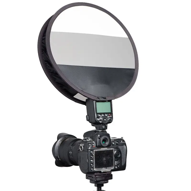 PhotoRepublik Speedlight Softbox Disc with White Balance Panel