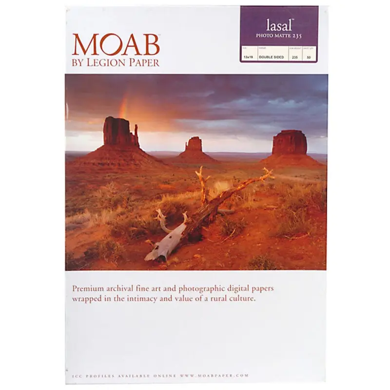Moab 5x7" Lasal Photo Matte - 50 Sheets