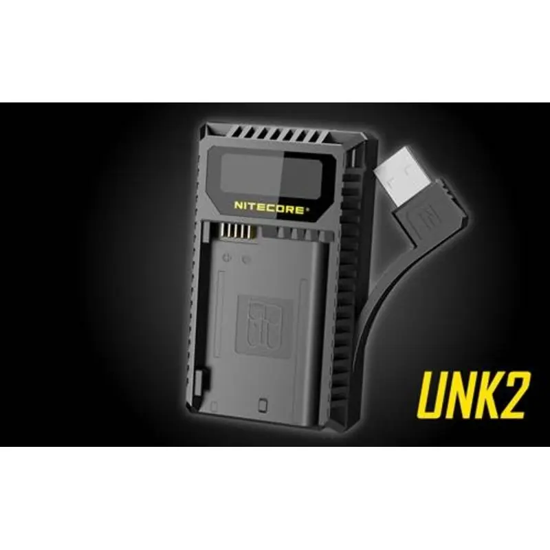 NITECORE UNK2 DUAL PORT USB DIGITAL CHARGER FOR NIKON BATTERIES EN-EL15