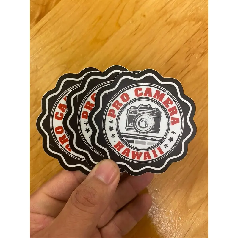Pro Camera Hawaii 3x3 logo sticker(single sticker)