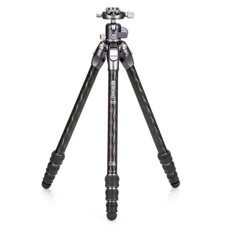 Benro Tortoise Columnless Tripod #1 Carbon Fiber TTOR14C+GX25 head 4 sections