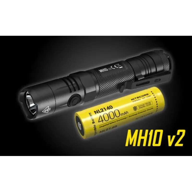 Nitecore MH10 v2 1200 Lumen USB-C Rechargeable Flashlight