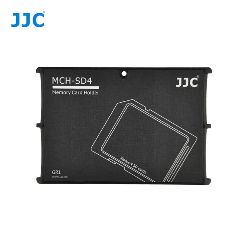 JJC Memory Card Holders fits 4 SD Cards (MCH-SD4GR)