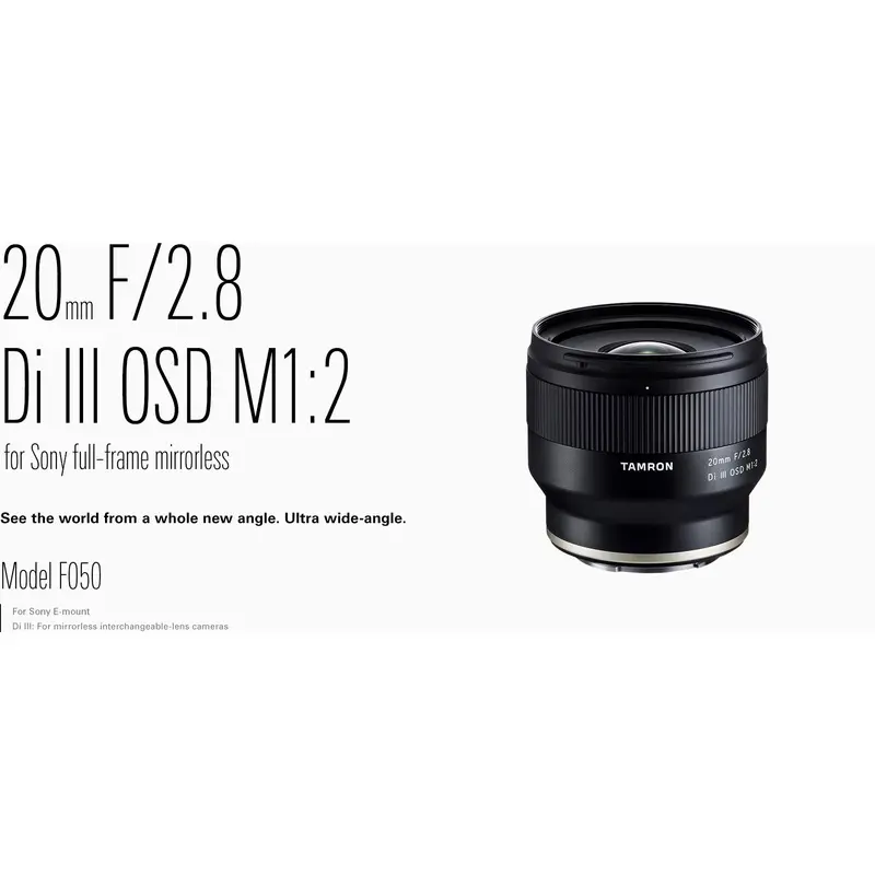 Tamron 20mm f/2.8 Di III OSD M1:2