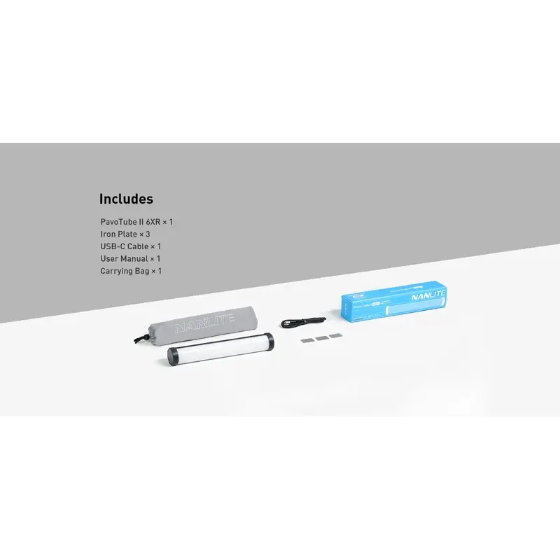 Nanlite PavoTube II 6XR LED Tube Light with CRMX