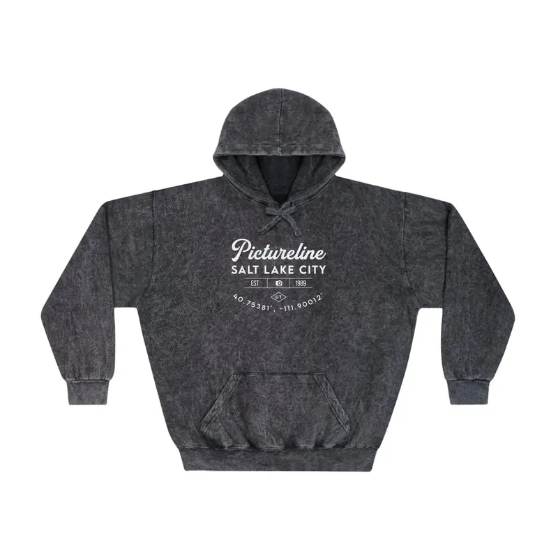 Old School Pictureline Unisex Mineral Wash Hoodie