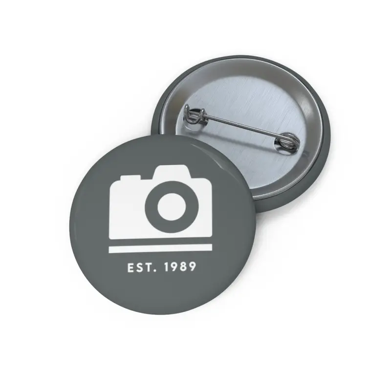 Pictureline Logo Pin - Gray