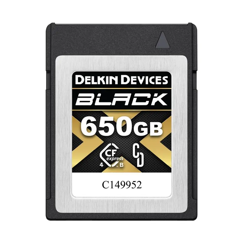 Delkin BLACK 650GB CFexpress 4.0 Type B Memory Card