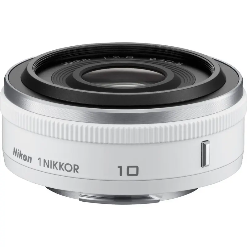 Nikon 1 Nikkor 10mm f/2.8 CX Lens White