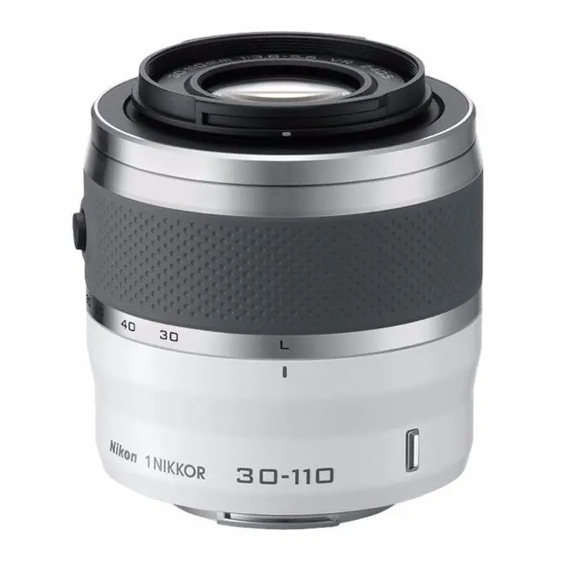 Nikon 1 Nikkor 30-110mm f/3.8-5.6 VR CX Lens White
