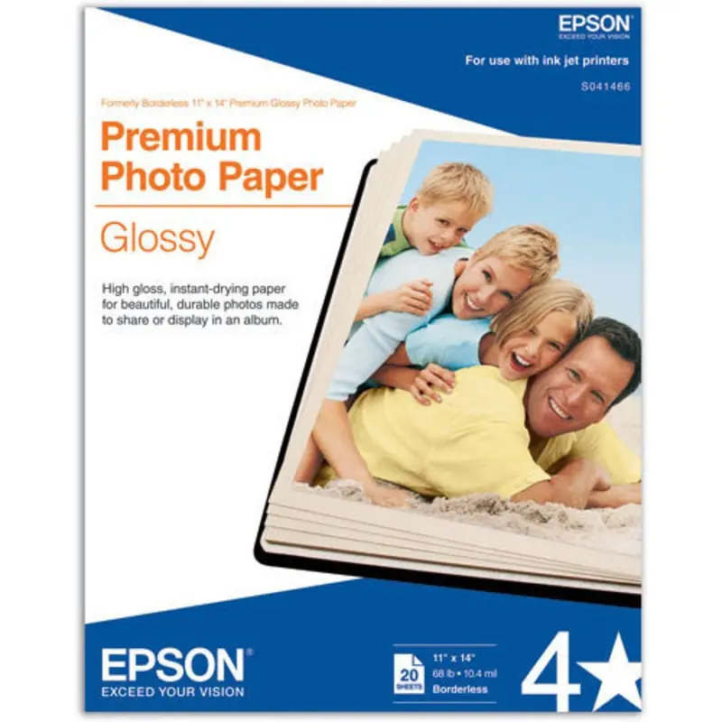 Epson Premium Photo Glossy Paper 11x14" (20)