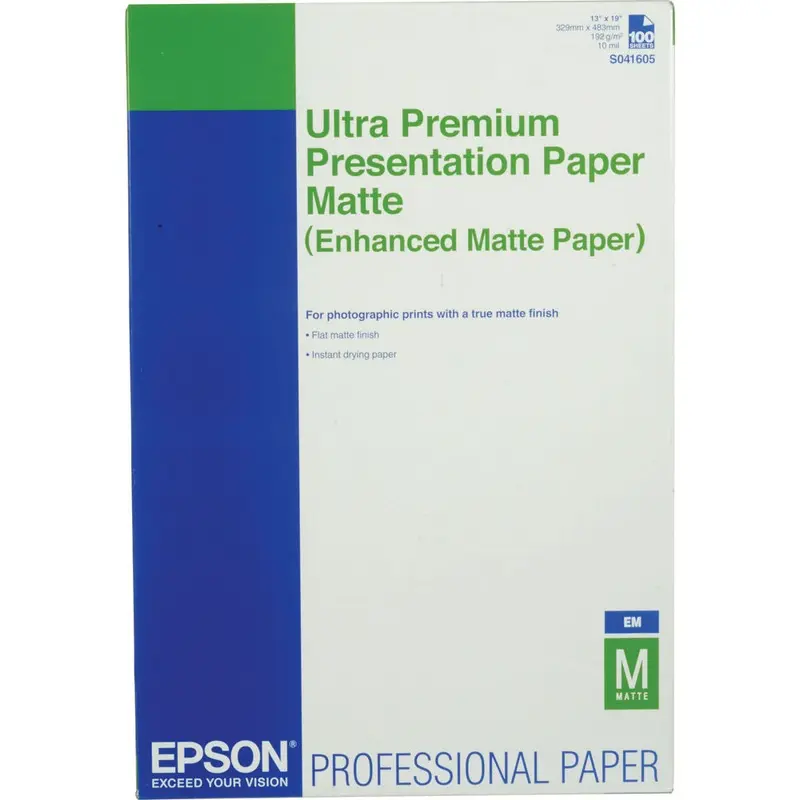 Epson Ultra Premium Presentation Matte Paper13x19 (100)