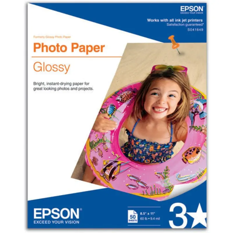 Epson Photo Paper Glossy 8.5x11 (50)