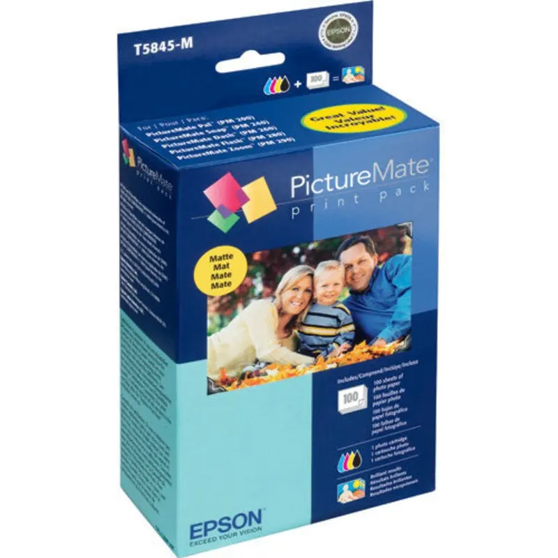 Epson PictureMate 200 Series Print Pack Matte (100)
