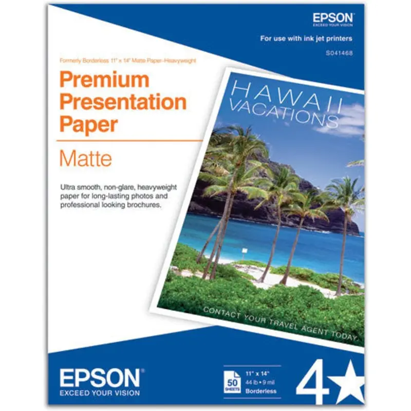 Epson Premium Presentation Matte Paper 11x14" (50)