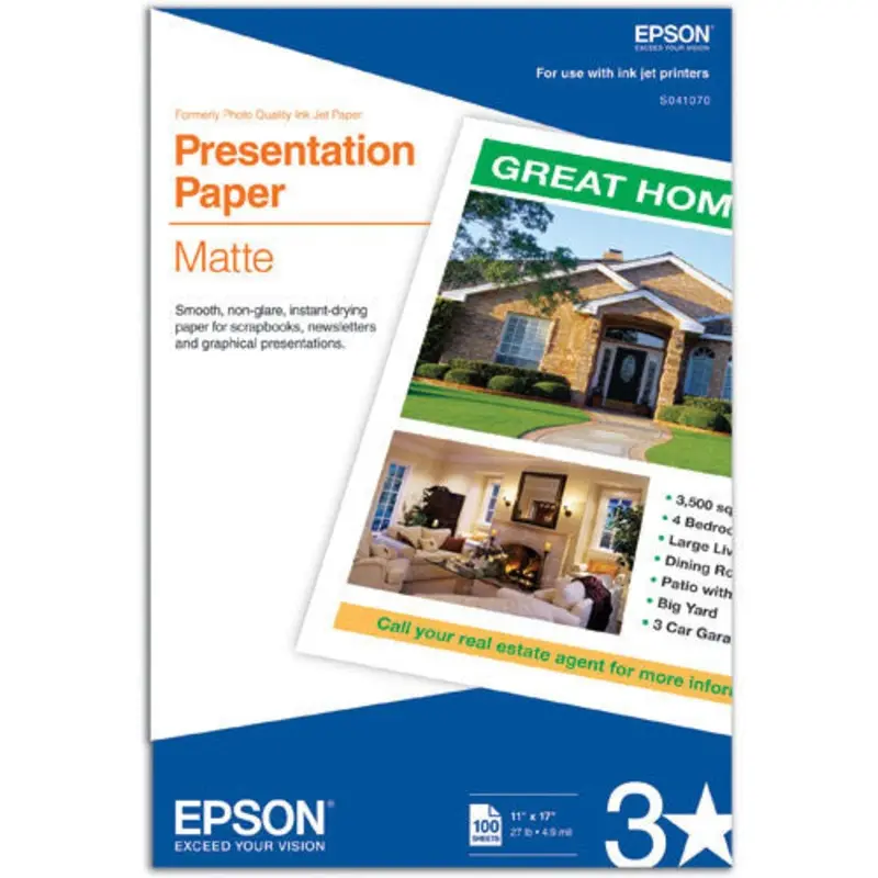 Epson Presentation Paper Matte 11x17 (100)