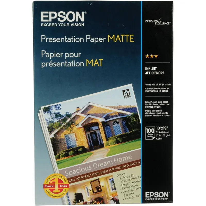 Epson Presentation Paper Matte 13x19 (100)