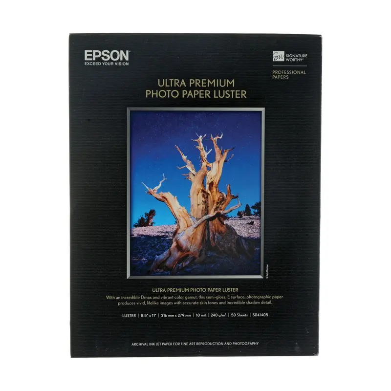 Epson Ultra Premium Photo Paper Luster 8.5x11 (50)