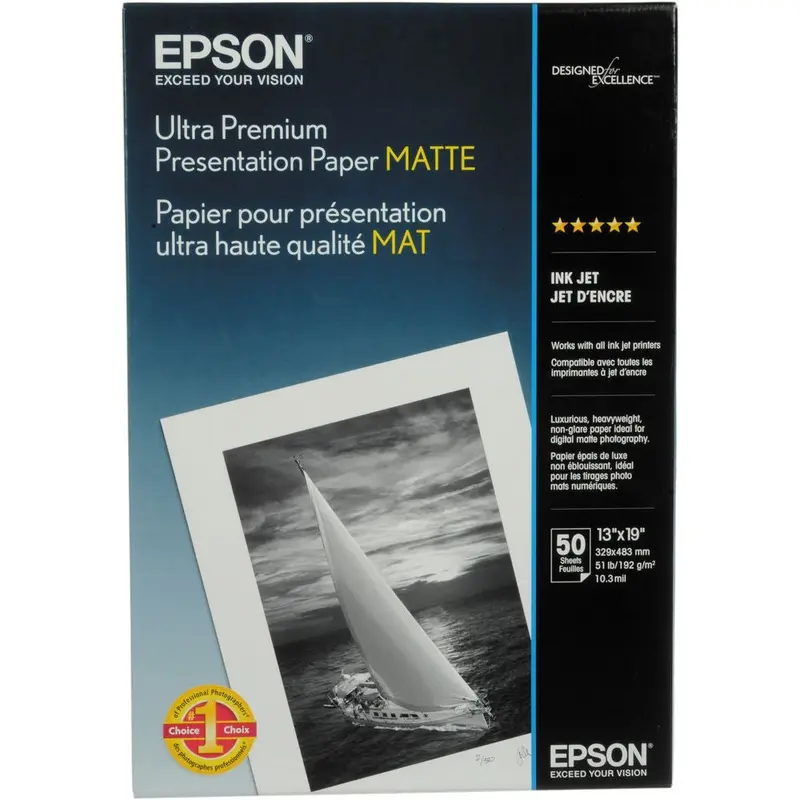 Epson Ultra Premium Presentation Matte Paper 13x19 (50)