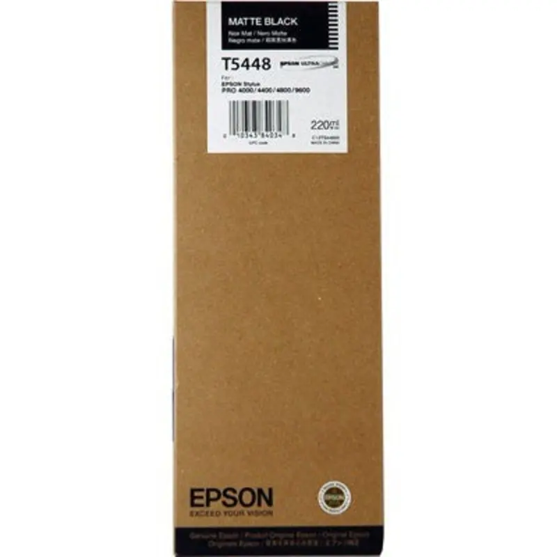 Epson T544800 4000/9600 Ink Matte Black 220ml