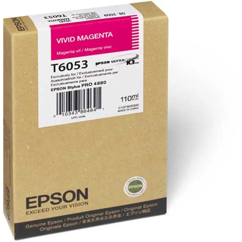 Epson T605300 4880 Ink Ultrachrome Vivid Magenta 110ml