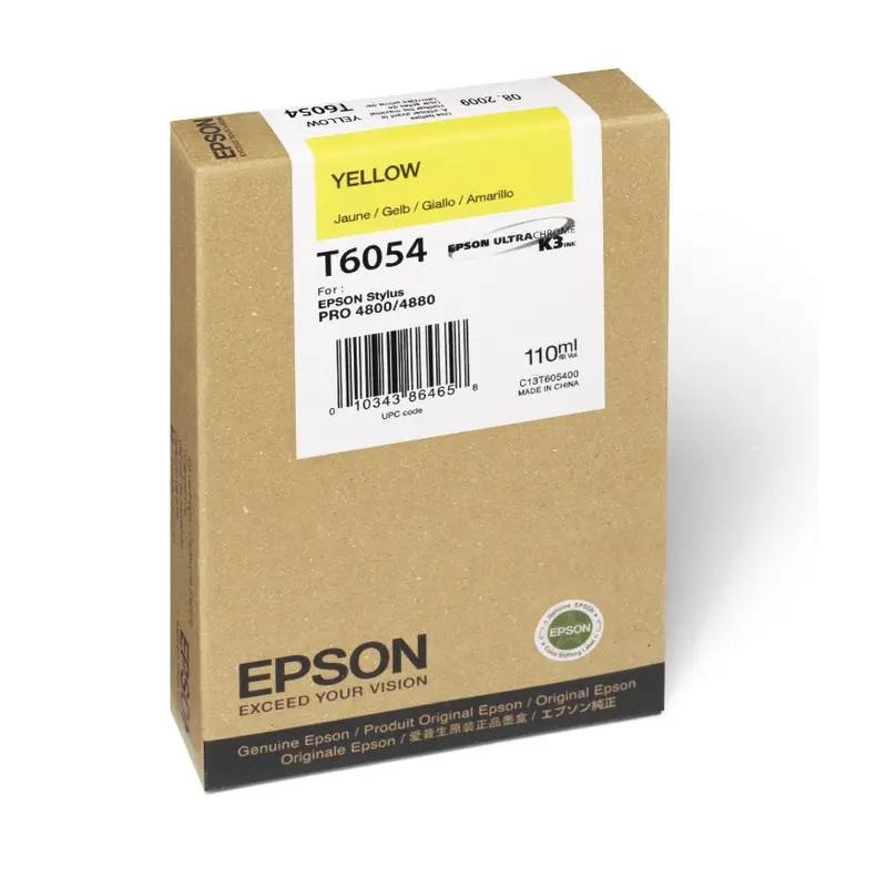 Epson T605400 4880/4800 Ultrachrome HDR Ink Yellow 110ml