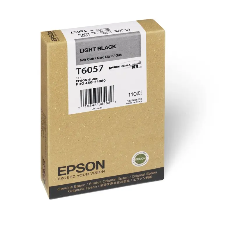 Epson T605700 4880/4800 Ultrachrome HDR Ink Light Black 110ml