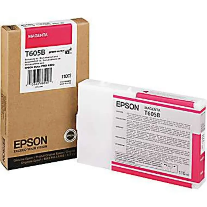 Epson T605B00 4800 Ultrachrome HDR Ink Magenta 110ml