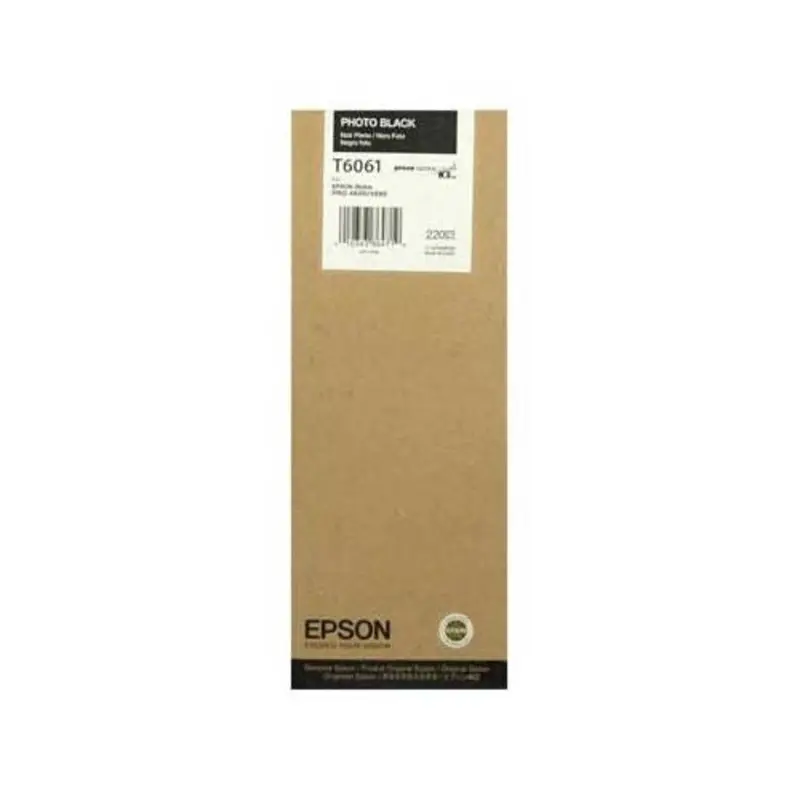 Epson T606100 4880/4800 Ultrachrome HDR Ink Photo Black 220ml