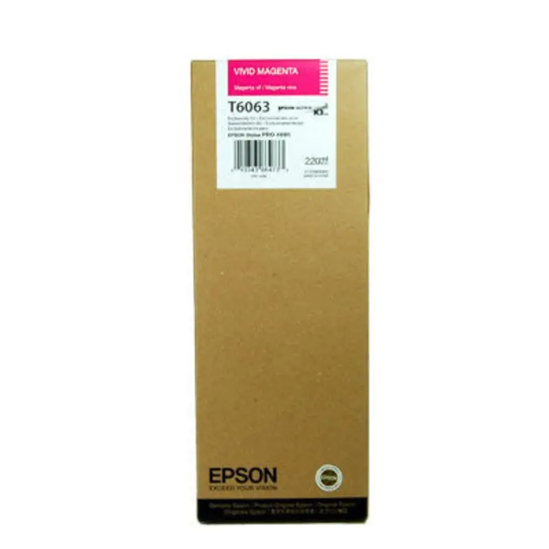 Epson T606300 4880 Ultrachrome HDR Ink Vivid Magenta 220ml