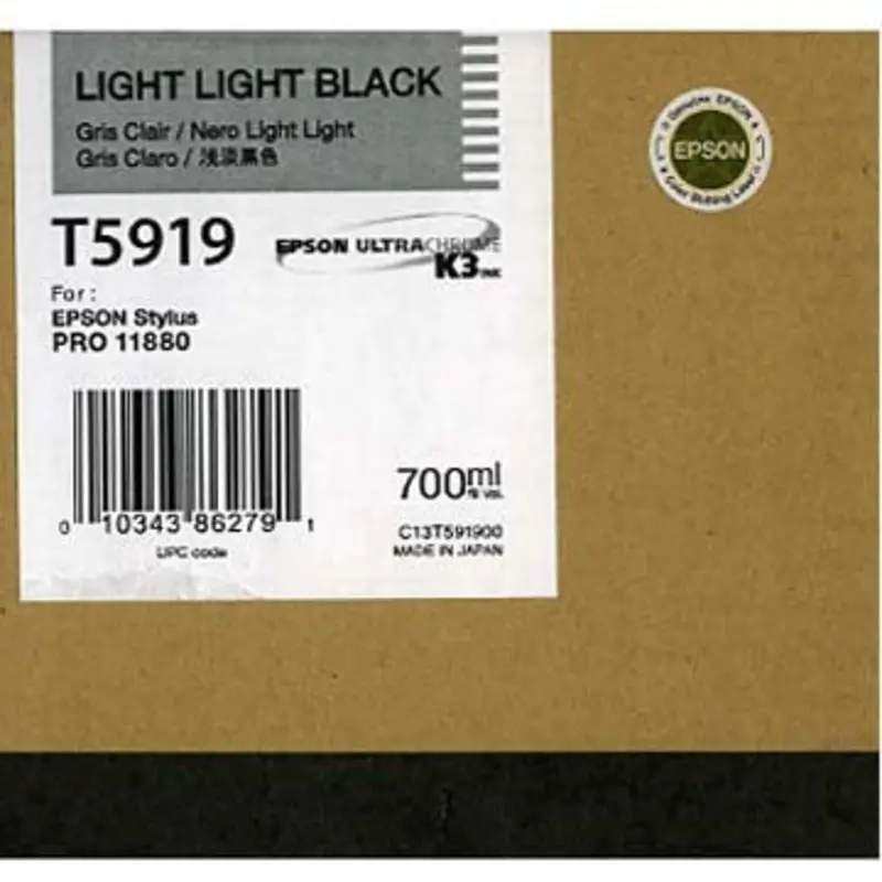 Epson T591900 11880 Ink Light Light Black 700ml
