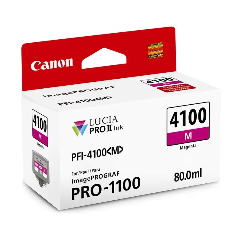 Canon PFI-4100 Magenta Pigment Ink Tank 80mL (PRO-1100)