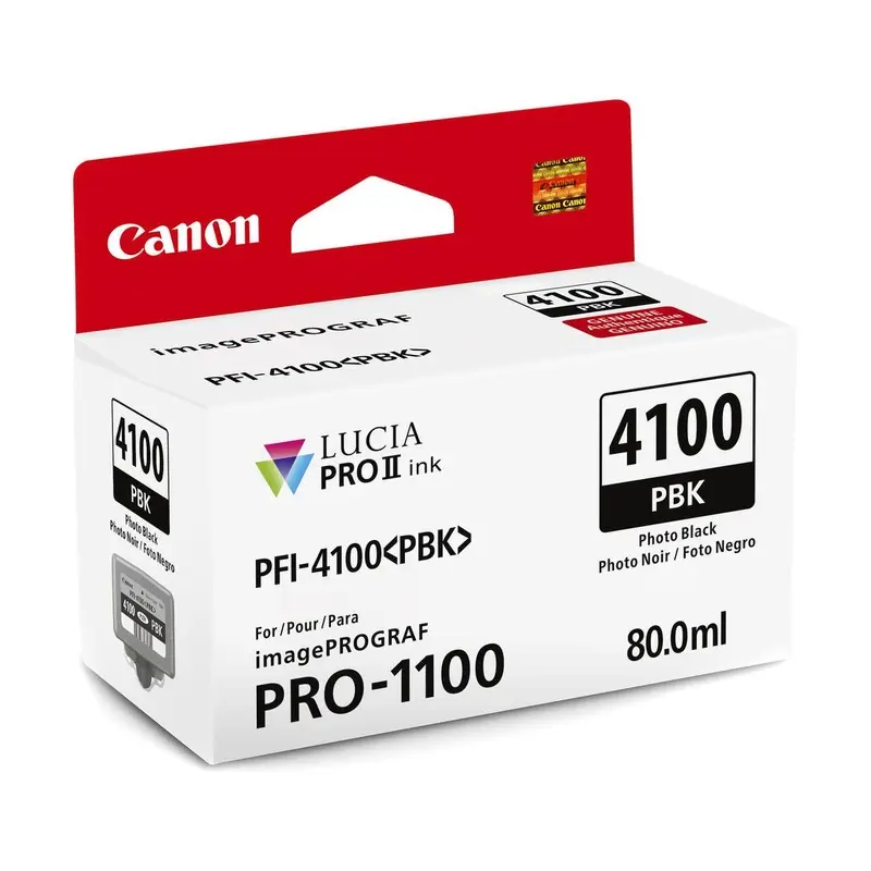 Canon PFI-4100 Photo Black Pigment Ink Tank 80mL (PRO-1100)