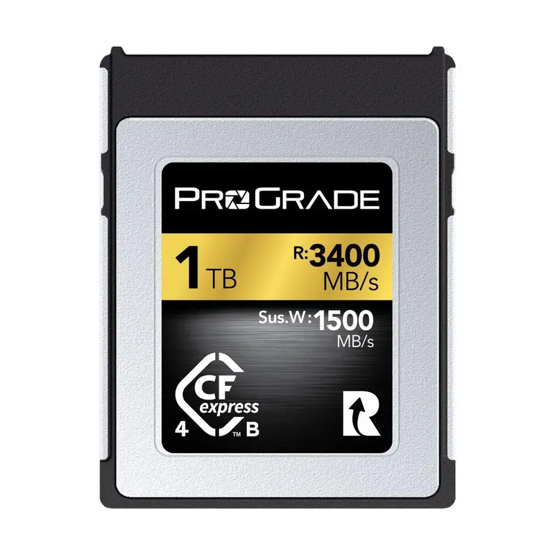 ProGrade Digital 1TB CFexpress 4.0 Type B Gold Memory Card